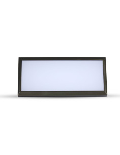 V-TAC 12W Фасаден Аплик Ъглов Черен 4000К IP64 - 6808 - Цена | LEDs4economy