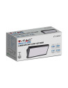 V-TAC 12W Фасаден Аплик Ъглов Черен 4000К IP64 - 6808 - 4