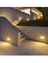 V-TAC 12W Фасаден Аплик Ъглов Черен 4000К IP64 - 6808 - 7