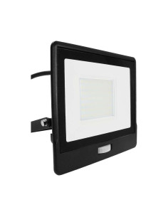 V-TAC 50W LED Прожектор PIR Сензор SAMSUNG Чип Черно Тяло 6400K 1М Кабел - 20291 - Цена | LEDs4economy
