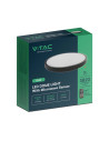 V-TAC 30W LED Плафон Кръг Микровълнов Сензор Черна Рамка 4000К IP44 - 76711 - 4