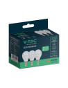 V-tac LED Крушка - 4.5W E14 P45 4000K 3Бр/Сет 217358 - 2