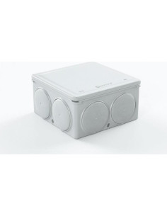 Kouvidis Разклонителна кутия открит монтаж 82x82x43мм IP55 цвят Сив PC CONDUR - KD3013020 - Цена | LEDs4economy 2