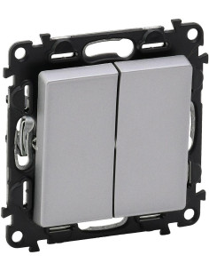 Legrand Сериен бутон NO/NC цвят алуминий Valena Life - 752318 - Цена | LEDs4economy
