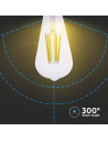 V-tac LED Крушка - 4W Filament E27 ST64 3000K 2996 - 6
