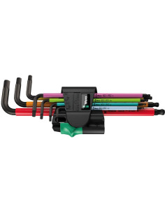 Wera Комплект изолирани шестограми, 7х (1.5…6), в щипка, 950 SPKL L-key Multicolour Magnet - W022534 - Цена | LEDs4economy