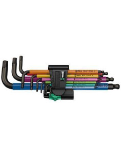 Wera Комплект изолирани шестограми, 9х (1.5…10), в щипка, 950 SPKL L-key Multicolour 1 - W022089 - Цена | LEDs4economy