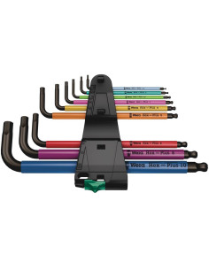 Wera Комплект изолирани шестограми, 9х (1.5…10), в щипка, 950 SPKL L-key Multicolour 1 - W022089 - Цена | LEDs4economy 2