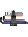 Wera Комплект изолирани шестограми, 9х (1.5…10), в щипка, 950 SPKL L-key Multicolour 1  - W022089 - 2