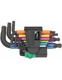 Wera Комплект изолирани шестограми къси, 9х (1.5…10), в щипка, 950 SPKS L-key Multicolour 2 - W133164 - Цена | LEDs4economy