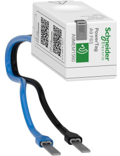 SE Мерител PowerTag Energy F63 1P+N с кабел, монтаж отгоре или отдолу, - A9MEM1560 - Цена | LEDs4economy