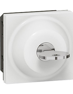 Legrand Трипозиционен ключ 6A със секретен ключ RONIS 2 мод. цвят бял Mosaic - 077073 - Цена | LEDs4economy