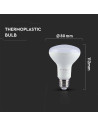 LED Крушка - SAMSUNG ЧИП 10W E27 R80 3000K - 4