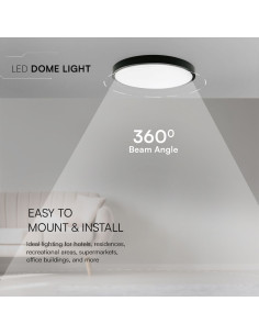 V-TAC 36W LED Плафон SAMSUNG Чип 6500 Кръг Бяла Рамка IP44 - 76411-24 - Цена | LEDs4economy 2