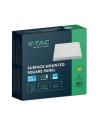 V-TAC 6W LED SAMSUNG Чип Backlit Панел Външен монтаж Квадрат 3000K - 104921 - 7