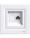 SE Розетка RJ45 UTP cat.6 моноблок цвят Бял Asfora - EPH4700121 - Цена | LEDs4economy