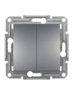 SE Сериен девиаторен ключ цвят Стомана Asfora - EPH0600162 - Цена | LEDs4economy