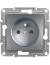 SE Контакт френски стандарт 16A цвят Стомана Asfora - EPH2800162 - Цена | LEDs4economy