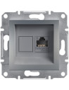 SE Розетка RJ45 UTP cat.6 цвят Стомана Asfora - EPH4700162 - Цена | LEDs4economy