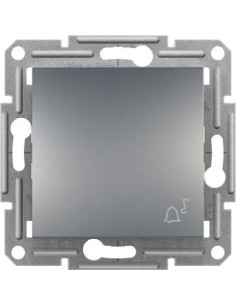 SE Бутон със символ "звънец" цвят Стомана Asfora - EPH0800162 - Цена | LEDs4economy