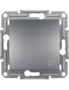 SE Бутон със символ "звънец" цвят Стомана Asfora - EPH0800162 - Цена | LEDs4economy