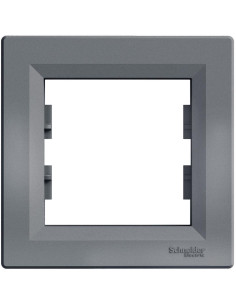SE Рамка 1х цвят Стомана Asfora - EPH5800162 - Цена | LEDs4economy