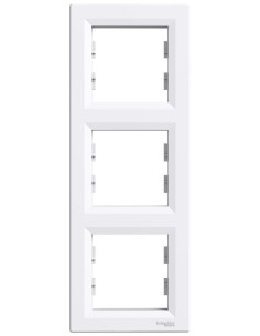 SE Рамка 3х вертикална цвят Бял Asfora - EPH5810321 - Цена | LEDs4economy