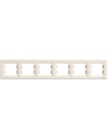 SE Рамка 6х цвят Крем Asfora - EPH5800623 - Цена | LEDs4economy