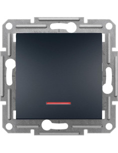 SE Девиаторен ключ с подсветка цвят Антрацит Asfora - EPH1500171 - Цена | LEDs4economy