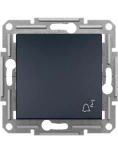 SE Бутон със символ "звънец" цвят Антрацит Asfora - EPH0800171 - Цена | LEDs4economy
