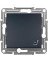 SE Бутон със символ "звънец" цвят Антрацит Asfora - EPH0800171 - Цена | LEDs4economy