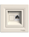 SE Розетка RJ45 UTP cat.5е моноблок цвят Крем Asfora - EPH4300123 - Цена | LEDs4economy