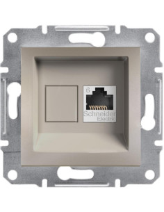 SE Розетка RJ45 UTP cat.6 цвят Бронз Asfora - EPH4700169 - Цена | LEDs4economy