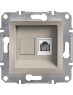 SE Розетка RJ11 цвят Бронз Asfora - EPH4100169 - Цена | LEDs4economy