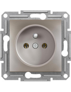 SE Контакт френски стандарт 16A цвят Бронз Asfora - EPH2800169 - Цена | LEDs4economy