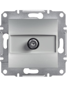SE Розетка F конектор 1dB цвят Алуминий Asfora - EPH3700161 - Цена | LEDs4economy