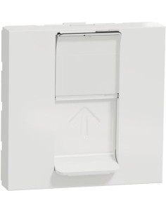 SE Розетка RJ45 FTP cat.6 S-One 2 мод. цвят Бял Unica - NU341918 - Цена | LEDs4economy