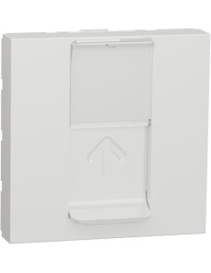 SE Розетка RJ45 STP cat.6A S-One 2 мод. цвят Бял Unica - NU344918 - Цена | LEDs4economy