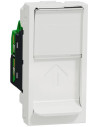 SE Розетка RJ45 UTP cat.6 S-One 1 мод. цвят Бял Unica - NU341418 - Цена | LEDs4economy