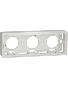 SE Конзола за открит монтаж 3х 2 мод. цвят Бял Unica Studio - NU800618 - Цена | LEDs4economy 2