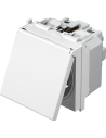 TEM Контакт шуко 2P+E 16A 2M с капаче, цвят Бял гланц, Modul - VM11PP - Цена | LEDs4economy