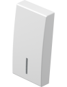 TEM Лицев панел ключ/бутон 1М с индикатор, цвят Бял гланц, Modul - TM11PWIN - Цена | LEDs4economy