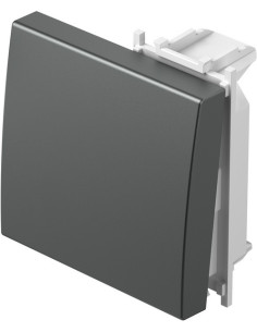 TEM Лицев панел ключ/бутон 2М, цвят Антрацит, Modul - TM12AT - Цена | LEDs4economy