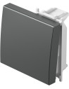 TEM Лицев панел ключ/бутон 2М, цвят Антрацит, Modul - TM12AT - Цена | LEDs4economy