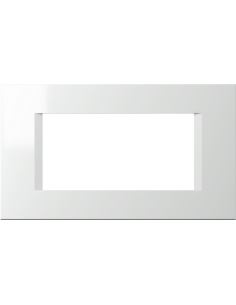 TEM Рамка 4M, цвят Бял гланц, Modul - OL40PW - Цена | LEDs4economy