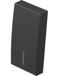 TEM Лицев панел ключ/бутон 1М с индикатор, цвят Черен мат, Modul - TM11SBIN - Цена | LEDs4economy