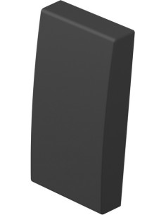 TEM Лицев панел ключ/бутон 1М, цвят Черен мат, Modul - TM11SB - Цена | LEDs4economy