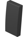TEM Лицев панел ключ/бутон 1М, цвят Черен мат, Modul - TM11SB - Цена | LEDs4economy