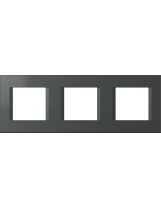 TEM Рамка 2+2+2M, цвят Антрацит, Modul - OL26AT - Цена | LEDs4economy