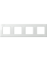 TEM Рамка 2+2+2+2M, цвят Бял гланц, Modul - OL28PW - Цена | LEDs4economy